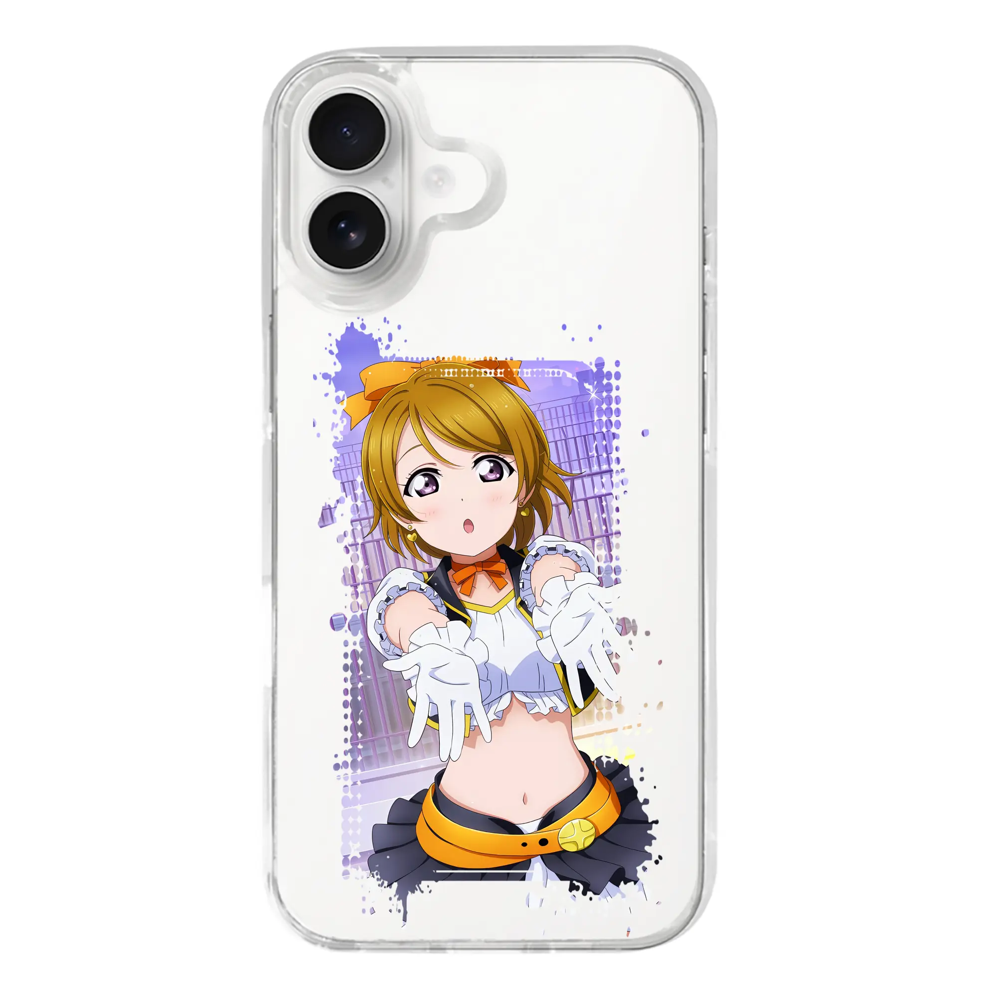 Love Live! グッズ,小泉花陽 - iPhone 17シリーズ 透明スマホケース – 薄型・耐衝撃・精密フィット保護カバー